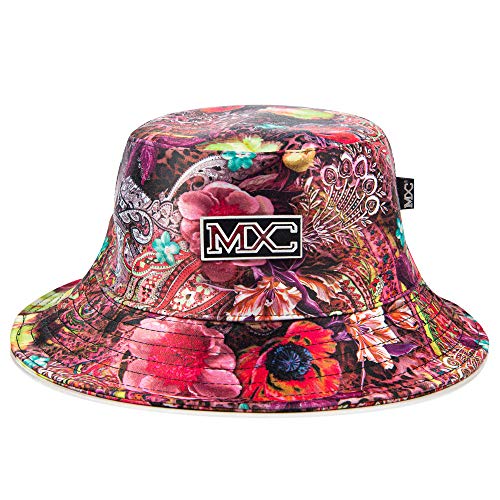 Chapéu Bucket Hat MXC BRASIL Estampado Flores Floral Tamanho:Único;Cor:Rosa