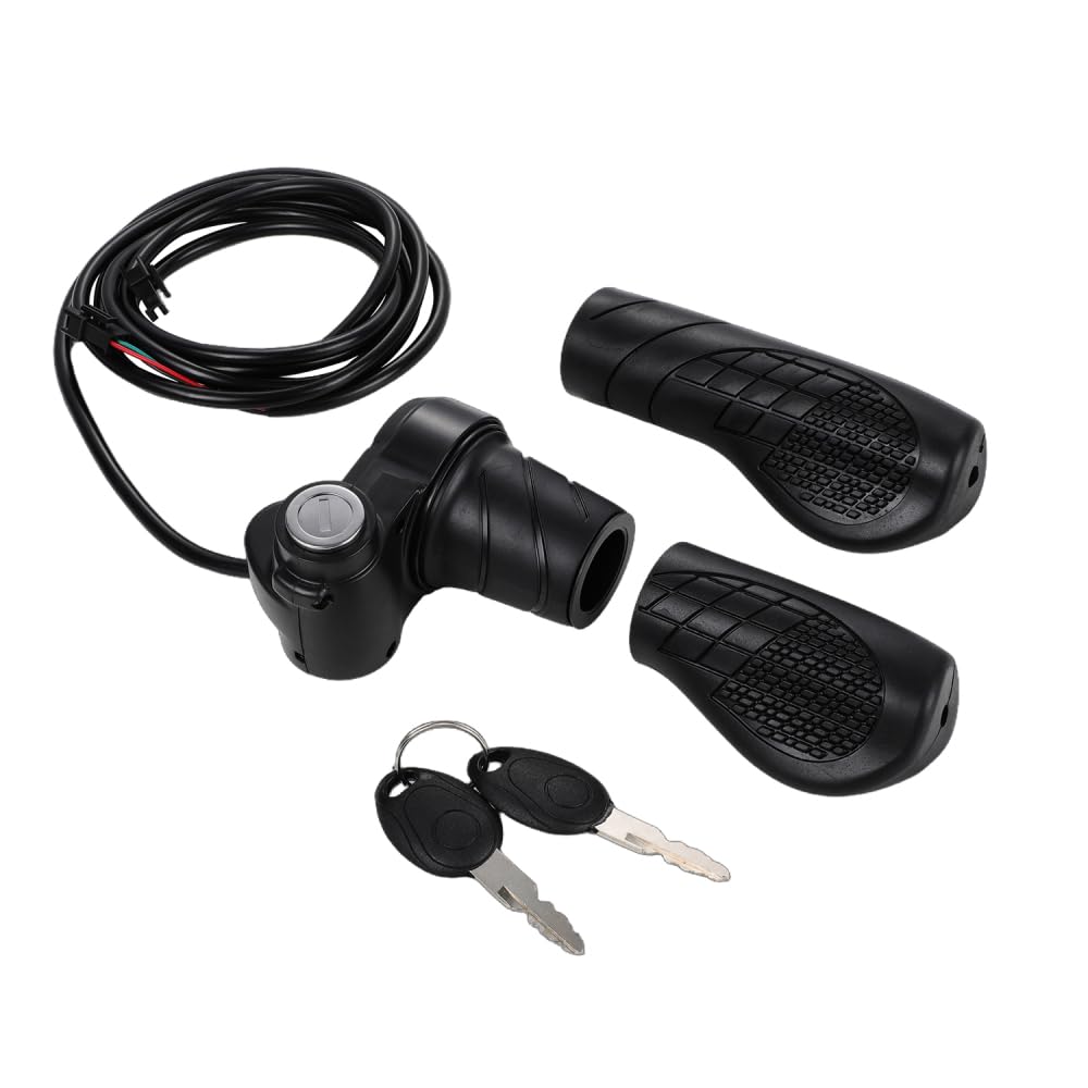 Acceleratore Torsione Bici Elettrica Acceleratore Manubrio Della Bici Elettrica Pneumatici Larghi Cavo per Ridstar Q20 Ebike Nero