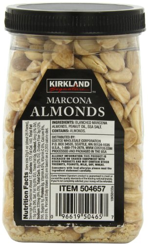 Kirkland Marcona Almonds, Roasted And Seasoned With Sea Salt, 17.63 Ounce #TOP1