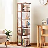 [Matériau de qualité supérieure] Fabriquée en bambou de haute qualité, cette bibliothèque rotative offre une excellente stabilité et durabilité. Elle ne bascule pas et ne bascule pas facilement. Conçue pour durer, elle vous accompagnera pendant de nombreuses années.
