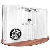 WEIDEBACH® robuste Matratzenhülle, 100% dicht,150x240 cm (für 140 x 200 cm) DOPPELBETT-MATRATZEN, Matratzenbeutel mit Reißverschluss, Aufbewahrungstasche Matratzen, Lagerung&Transport