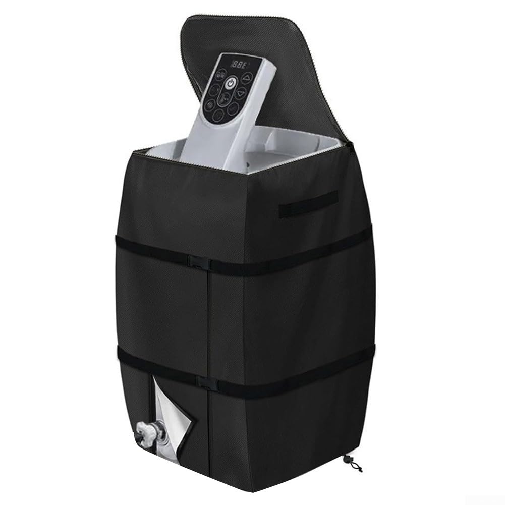 HotTub Spa Heater Pump Cover,Inflatable Cover For HotTub Spa Heater Pump,Waterproof HotTub(black)