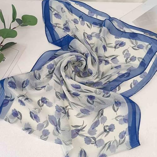 Women's Summer Pastoral Style Thin Scarf Simple and Versatile Printed Scarf The Best Gift for Friends2