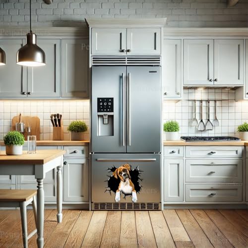Image of Cute Dog Stickers for Car Window Decals Waterproof Funny Sticker (Boxer Car Stickers)