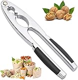 Fácil de romper: con el robusto cascanueces de zinc fundido a presión puedes triturar rápidamente avellanas, para, macadamia, nueces y almendras. El cascanueces rompe las cáscaras limpiamente y sin esfuerzo sin aplastar el núcleo de la nueces.