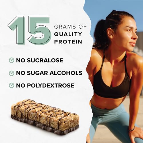 Image of Ready Protein Bars, Dark Chocolate Sea Salt, 15g Whey Protein, 12 Ct