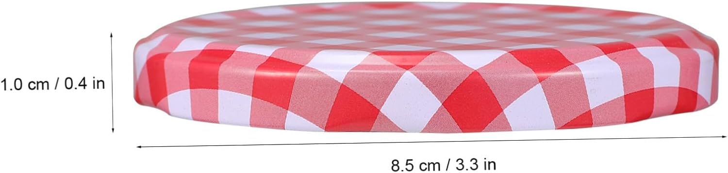 COHEALI 200個 梅森罐蓋 広口保存瓶用スクリュー蓋 錆びにくいブリキ製 漏れ防止設計 食品保存やジャム瓶に