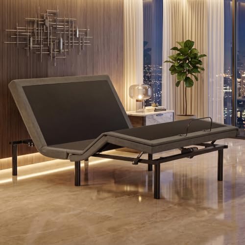 Sweetcrispy Full Adjustable Bed Frame, Electric Base, USB, Zero...