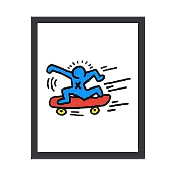 トミページ) キースヘリングポスター4枚セット Amazon.co.jp