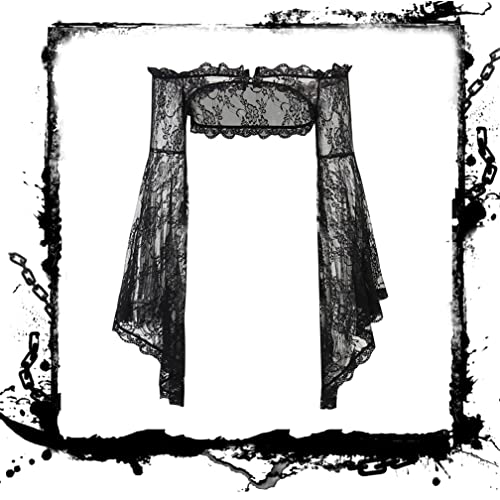 Goth Shrug Gothic Victorian Half Crop Top for Women3