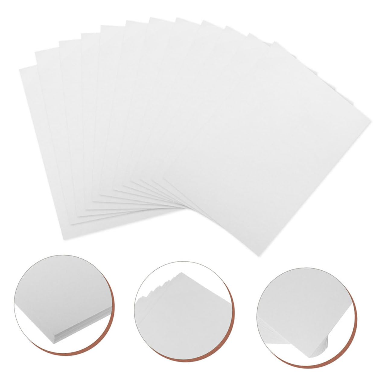SEWOART 100 Feuilles de Papier à Aquarelle Blanc, Épais et Résistant, Surface Robuste, pour Artistes et Étudiants, Techniques Variées de Peinture