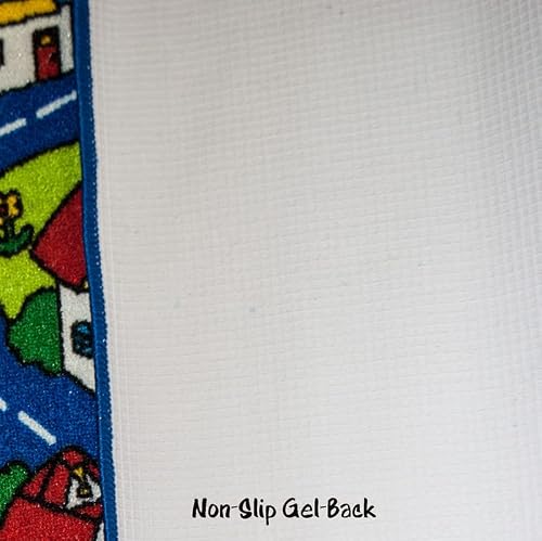 Kids Rug Children Area Rug - Non Skid Gel Backing (8' X 11')