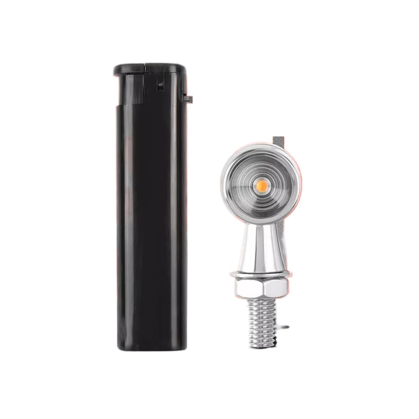 Indicatore di direzione a LED per moto cromato Indicatoris Motos
