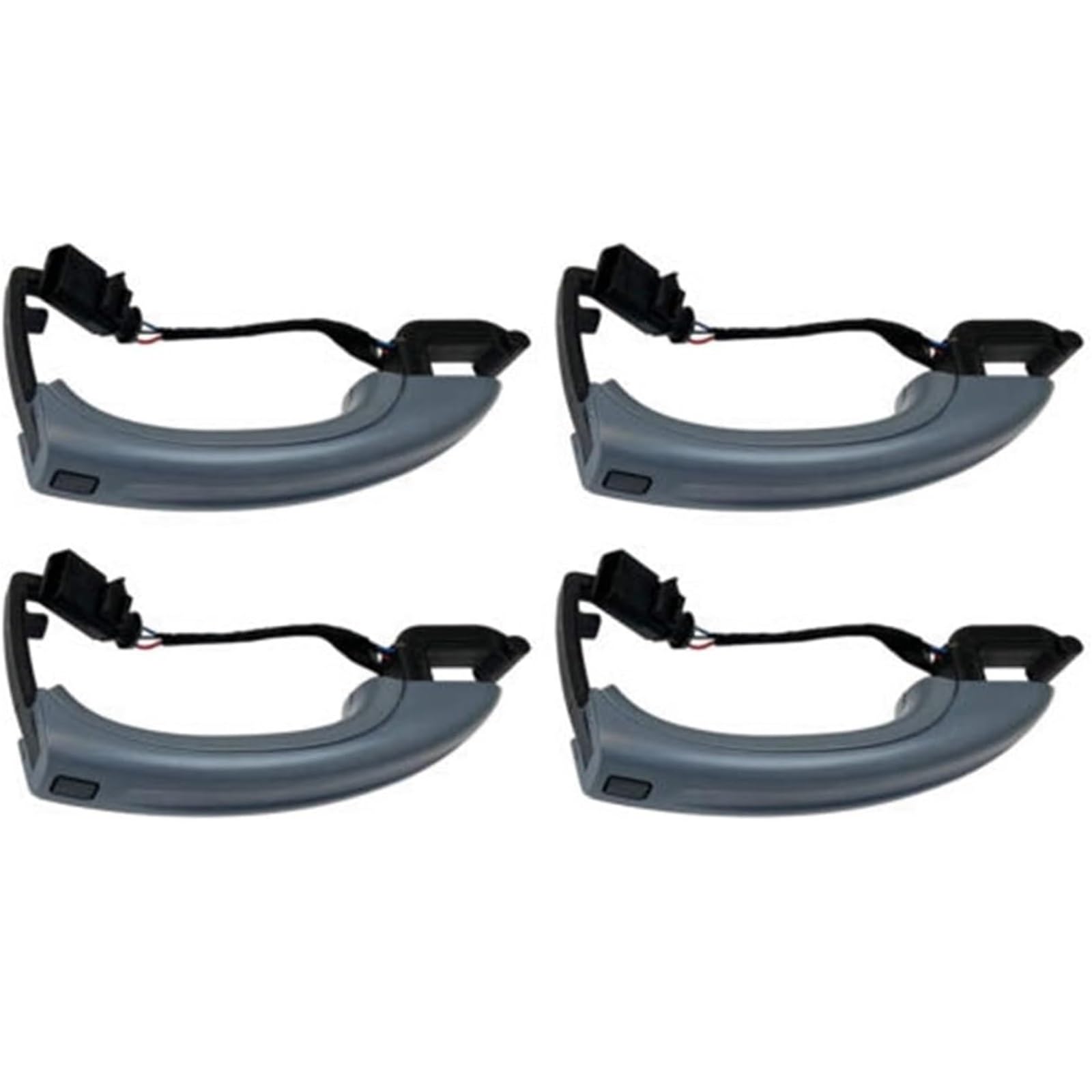 Glymzoi Car Exterior Door Handles Outer Door Handle Q7 2007-2015 4L0837205A 4L0837205B 4L0837207A Old Style 4Pcs