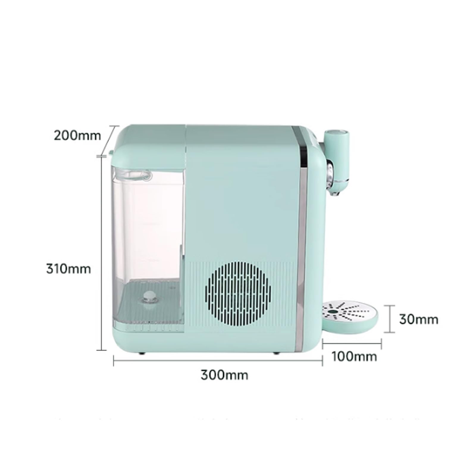 Dispensador de Agua Dispensador de Agua Potable con refrigeración, dispensador de Agua Caliente instantáneo Inteligente de Escritorio, Mini dispensador de Agua portátil, electrodomésticos Dispensador