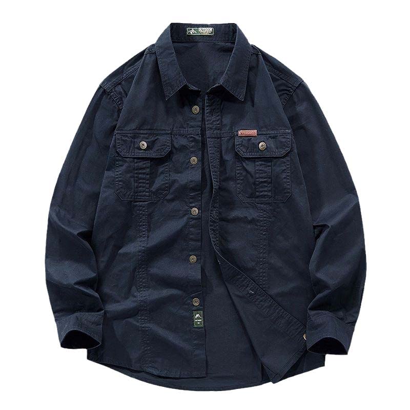 Chemise en coton contre la transpiration en plein air homme