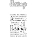 Hero Arts Blessings Stamp & Cut