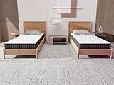 Osminthe Set di 2 Pezzi Materasso Singolo 80x190 Alto 12 cm Memory Foam,Comfort e Ergonomico,OEKO-TEX