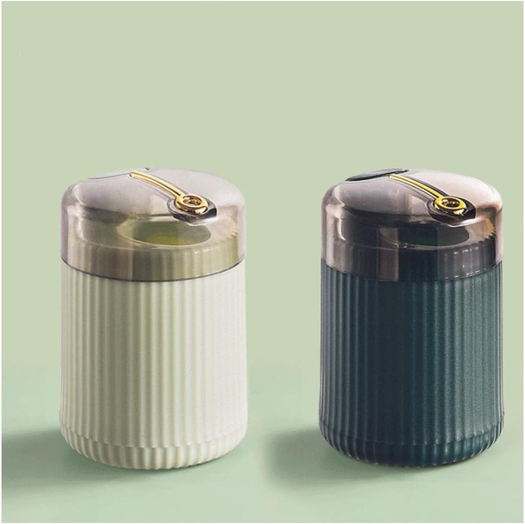 Ceramic Toothpicks Container ，Plastic Toothpick Case，Fashion Simple Toothpick Holder Pop-up Toothpick Holders Toothpicks Container Press Type Toothpick Dispenser Chic(2 Pcs red+green B)