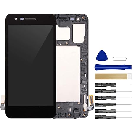 Amazon Com For Tracfone Lg Rebel 4 L212vl L211bl Lcd Screen Display Assembly Touch Screen Digitizer Panel Glass Replacement Tool With Frame Cell Phones Accessories
