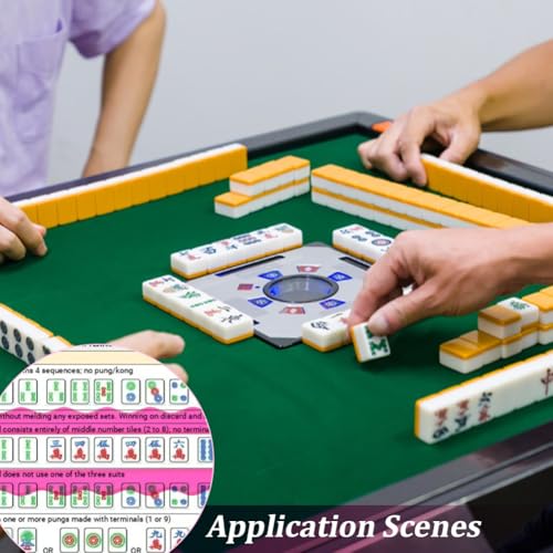 Set de 5 Guías de Línea para Mahjong Acrílico Rectangulares miniatura 5