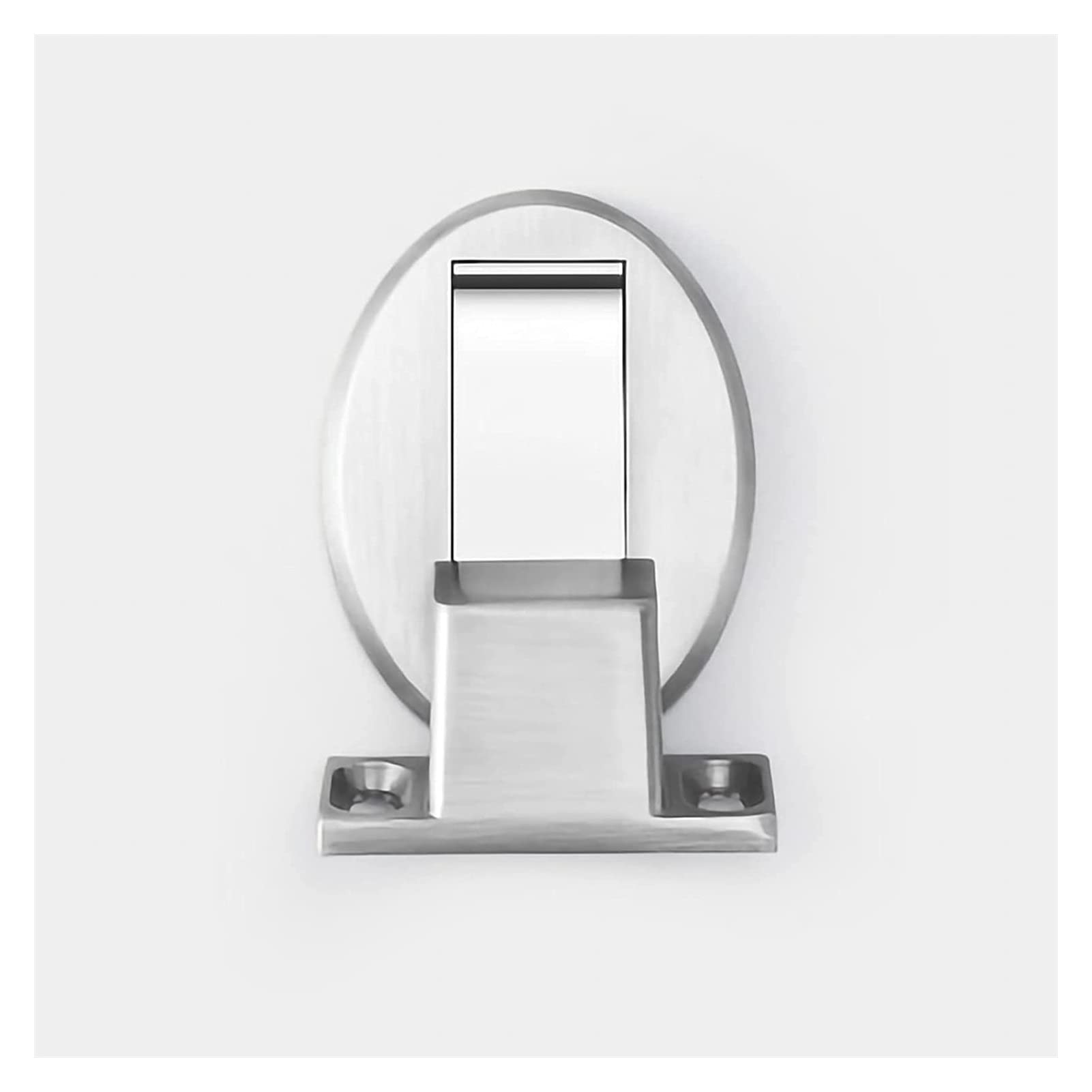 Door Stopper, Magnetic Stainless Steel Door Catch Keep Your Open Home Anti-Collision Invisible Safety Stop(Silver)