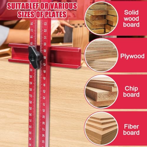 4 in 1 Router Milling Groove Bracket Metric MM Router Circle Cutting Jig Aluminium Alloy Router Table Insert Plate for Woodworking Adjustable Multifunctional Router Jig for Flip Board Trimming 2 4 in 1 Router Milling Groove Bracket Metric MM Router Circle Cutting Jig Aluminium Alloy Router Table Insert Plate for Woodworking Adjustable Multifunctional Router Jig for Flip Board Trimming - Image 2