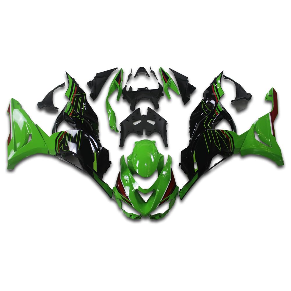 Amazon.com: NT Green Red Black Fairing Fit for 2024 2025 ZX6R ZX