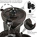 Sunnydaze 3-Tier Burning Bowls Outdoor Fire and Water Fountain, 34-Inch
