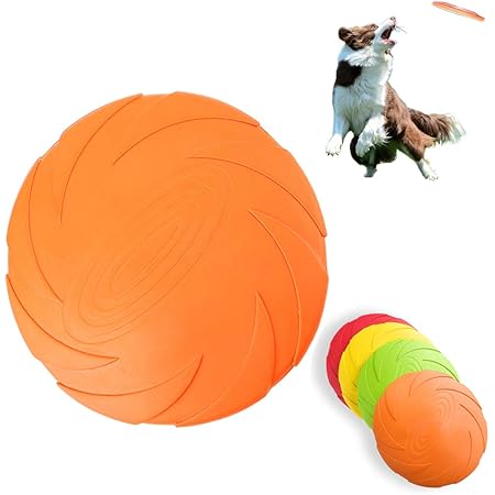 Amazon フリスビー 犬用 4個セット 投げるおもちゃ フライングディスク シリコン製 やわらかい 犬用スポーツディス ペットおもちゃ ソフト 噛むおもちゃ Mサイズ 直径18cm Paraweyse 投げるおもちゃ 通販