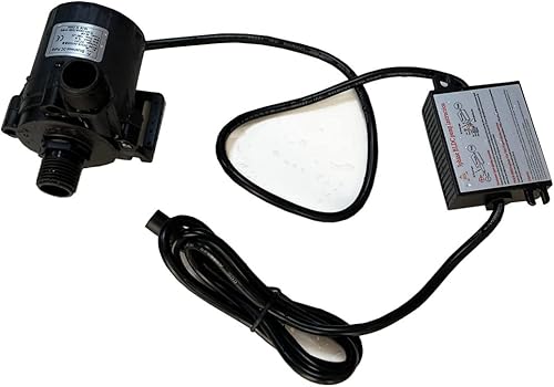 Miniatura 7 de SHYSKY Bomba sumergible de agua DC sin escobillas de potencia pequeña DC50E-24150S 24V 86W 15M 49ft Lift 412GPH Circulación continua de bajo ruido