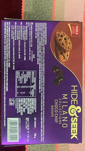 Image of Parle Platina Hide & Seek Milano Choco Chip Biscuits, 120g