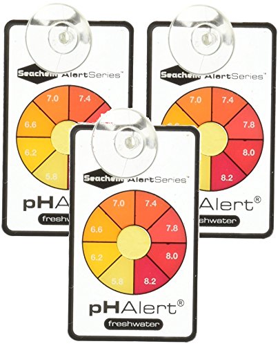 Seachem 3 Pack of pH Alert Devices, Continuously Monitors Freshwater for 3 to 6 Months Each Seachem 3 Pack of pH Alert Devices, Continuously Monitors Freshwater for 3 to 6 Months Each