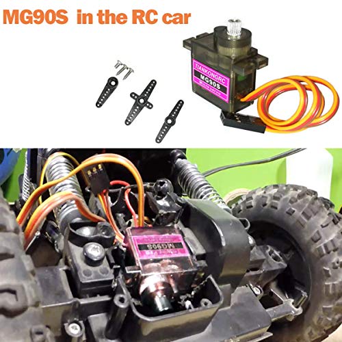 Image of REES52 MG90S Gear Micro Servo for RC Helicopter Plane Boat Car - MG90 servo motor (MG90) - mg90s Metal Gear Servo (mg90s micro servo)