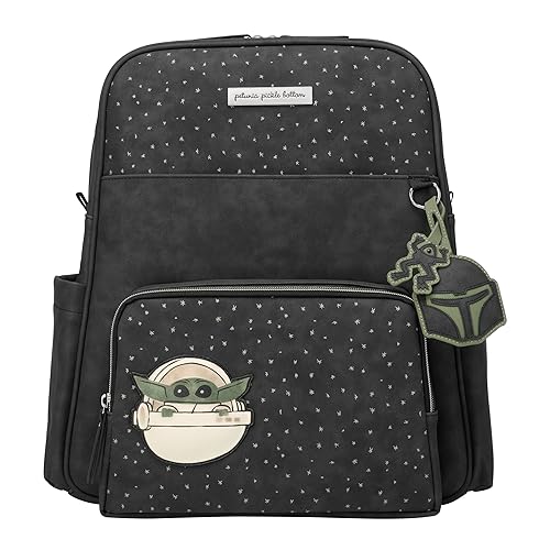 Image of Petunia Pickle Bottom Sync Backpack, Diaper Bag for Parents, Stylish and Spacious, Disney Star Wars, The Child