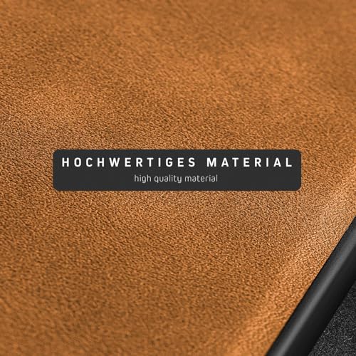 Coque iPhone 13 mini ONEFLOW Pali en cuir végétalien marron premium