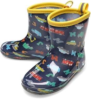 [ムージョンジョン] 子供服 車ロゴ総柄レインシューズ・長靴 M87552