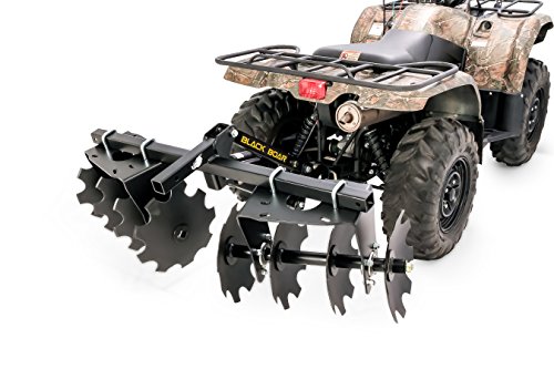 Black Boar ATV/UTV Disc Harrow Implement with Adjustable Sides, for Cultivating, Establishing a Food Plot and Maintaining Your Property (66001) - Thumbnail 3