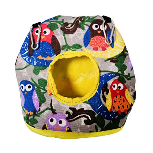 SUSHUN Loro Felpa Nido Invierno Cálido Hamaca Mascota Colgante Cama Columpio Cueva Pájaro Jaula Decoración Style6 Cover
