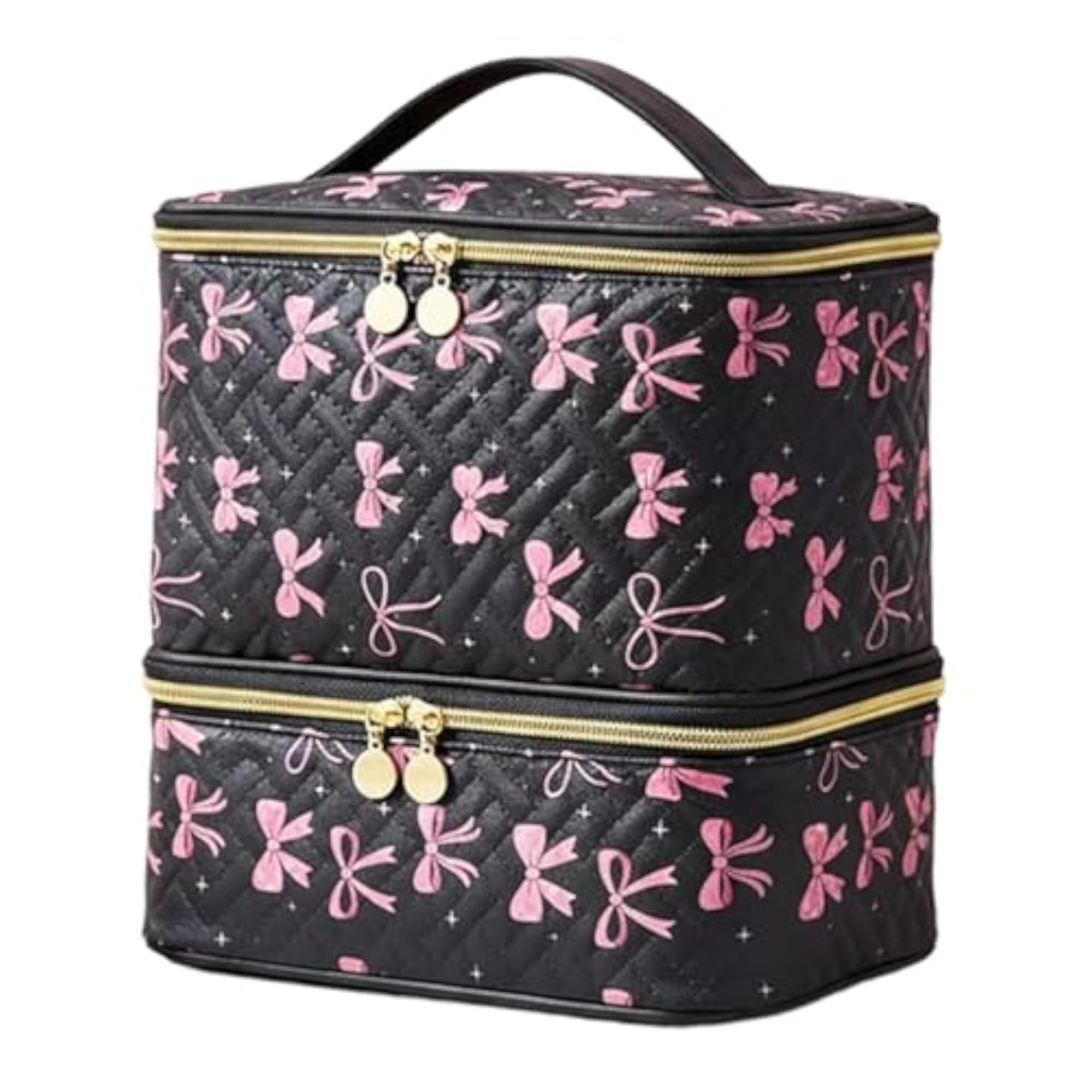 Nail Polish Organizer Bag Bowknot for Women, Versatile Accessory