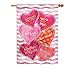 Breeze Decor H101055-BO Love Together Forever Spring Valentines Decorative Vertical House Flag, 28"x 40", Multi-Color