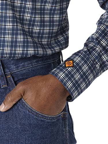 Wrangler mens Fr Flame Resistant Western Long Sleeve Two Pocket Snap Shirt4