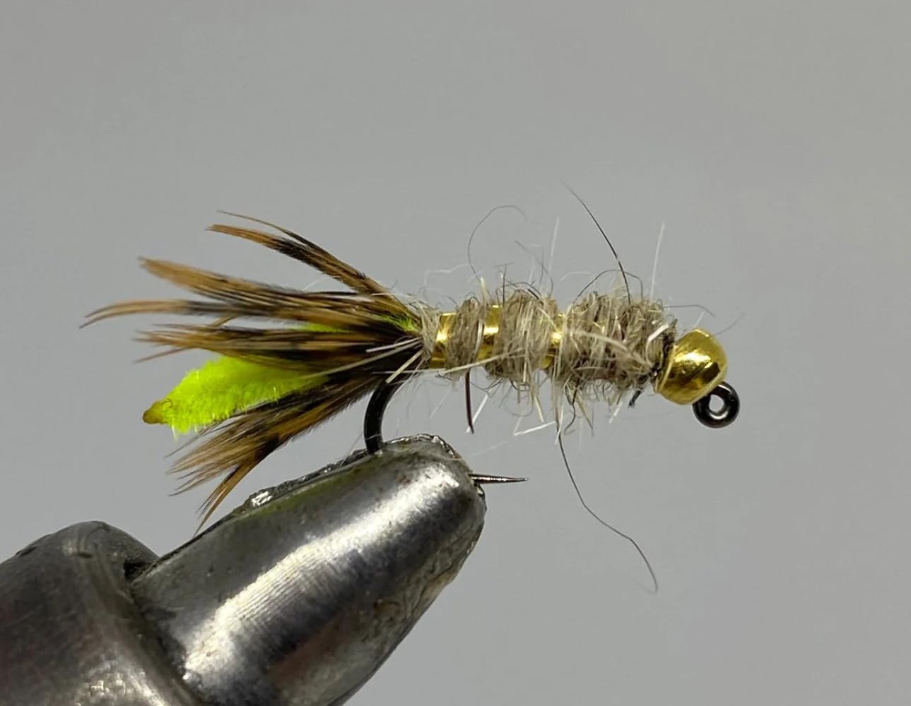 Tungsten Beadhead Jig - Peeking Caddis - Nymph