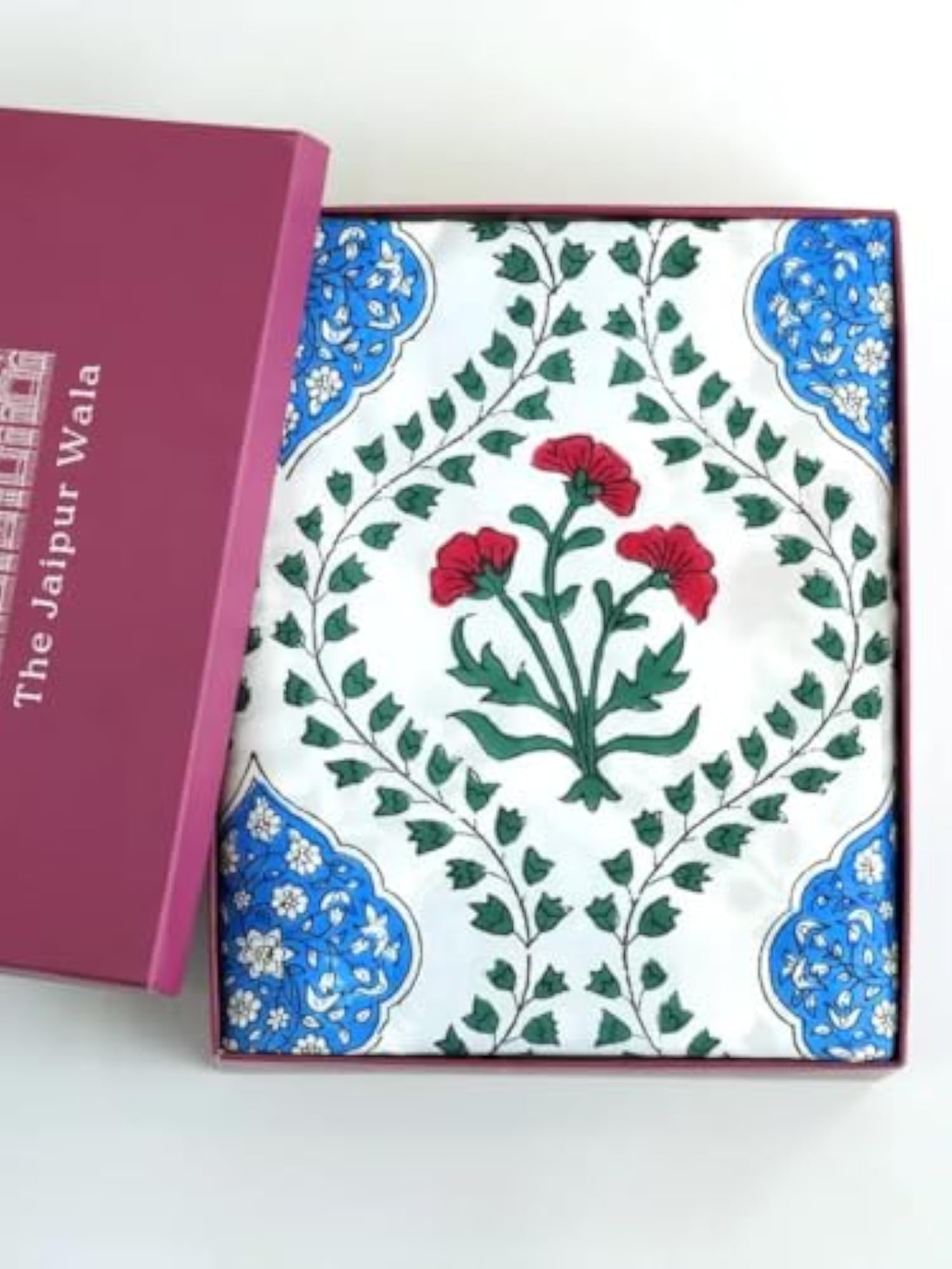 Handblock Printed Baghiya Percale Cotton Bedsheet