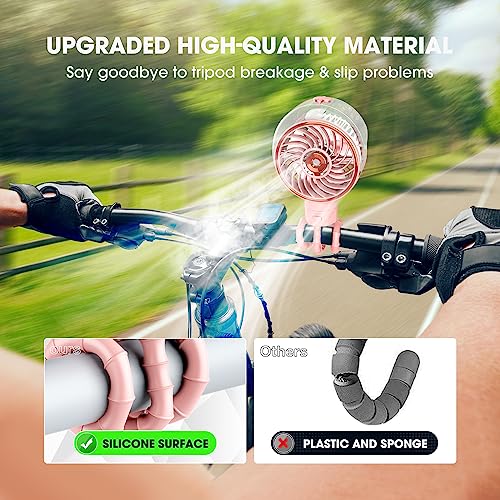 Ausic Misting Fan Portable, 100Ml Misting Stroller Fan, Personal Fan Rechargeable, Clip On Fan For Baby Detachable Tripod, Handheld Fan, Table Fan For Treadmill, Car Seat, Camping, Golf Cart Fan #TOP3