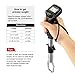 Piscifun Fish Gripper with Digital Fish Scale, Memory Function Fishing Scale, Save Up to Most 10 Set of Weight, Saltwater-Resistant, Portable Stainless Steel Fish Lip Gripper, Fishing Gear Gift, Black