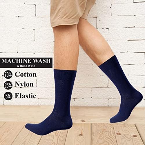 Kachi Socks Men 9-12 Multipack With Linking Breathable Technology Very Flexible And Comfortable 70% Cotton 25% Nylon 5% Elastic Easy To Wear Knitted On 100 Needle Machine 2 Pack, Black, (JN-46)