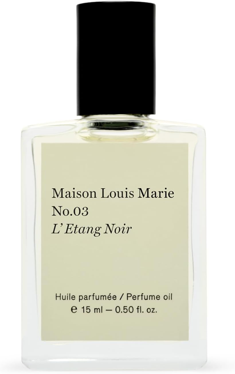 Maison Louis Marie - No.03 L'Etang Noir Natural Roll-On Perfume Oil | Luxury Clean Beauty + Non-Toxic Fragrance (0.5 fl oz | 15 ml)