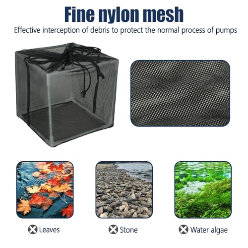 Filtro para bomba de estanque DONGKER con bolsa ajustable miniatura 3