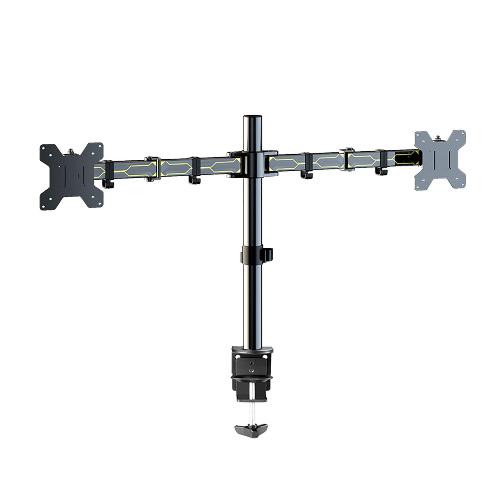 asdchZen Monitor Mount,Ergonomic Monitor Stands With Height Adjustable,Tilt And Swivel,Monitor Arm Fits 10-27Inch Computer Screen,Holds Up To 22Lbs/10Kg Each,D